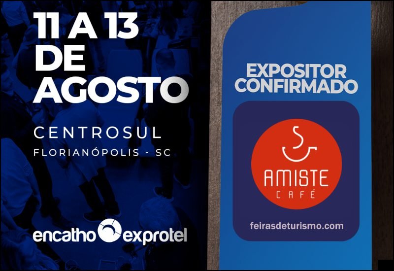 Amiste Café no Encatho & Exprotel 2026 - industriadehoteis.com