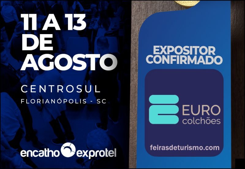 Euro Colchões no Encatho & Exprotel 2026 - industriadehoteis.com