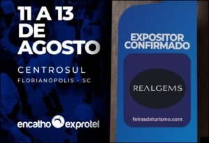 Realgems Cosméticos e Amenities no Encatho & Exprotel 2026 - industriadehoteis.com
