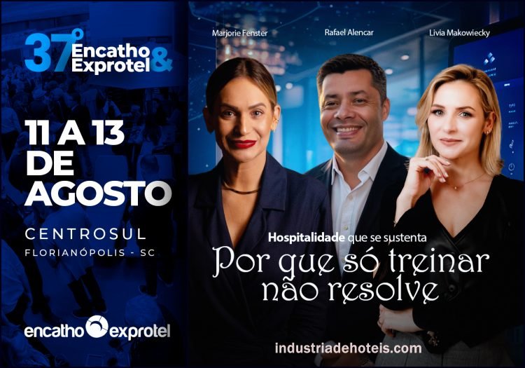 Encatho & Exprotel 2026 : painel “Hospitalidade que se sustenta: por que só treinar não resolve" - industriadehoteis.com