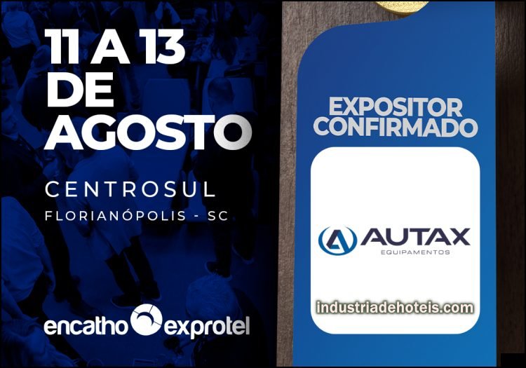Autax no Encatho & Exprotel 2026 - Indústria de Hotéis