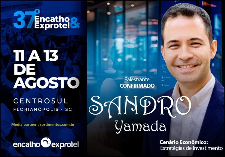 Palestra de Sandro da Cunha Yamada no Encatho & Exprotel 2026