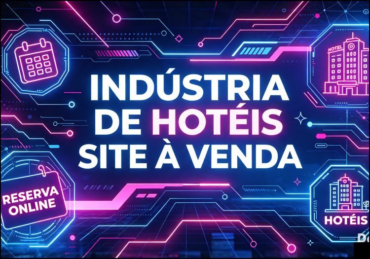 Venda do site e domínio indústria de hotéis